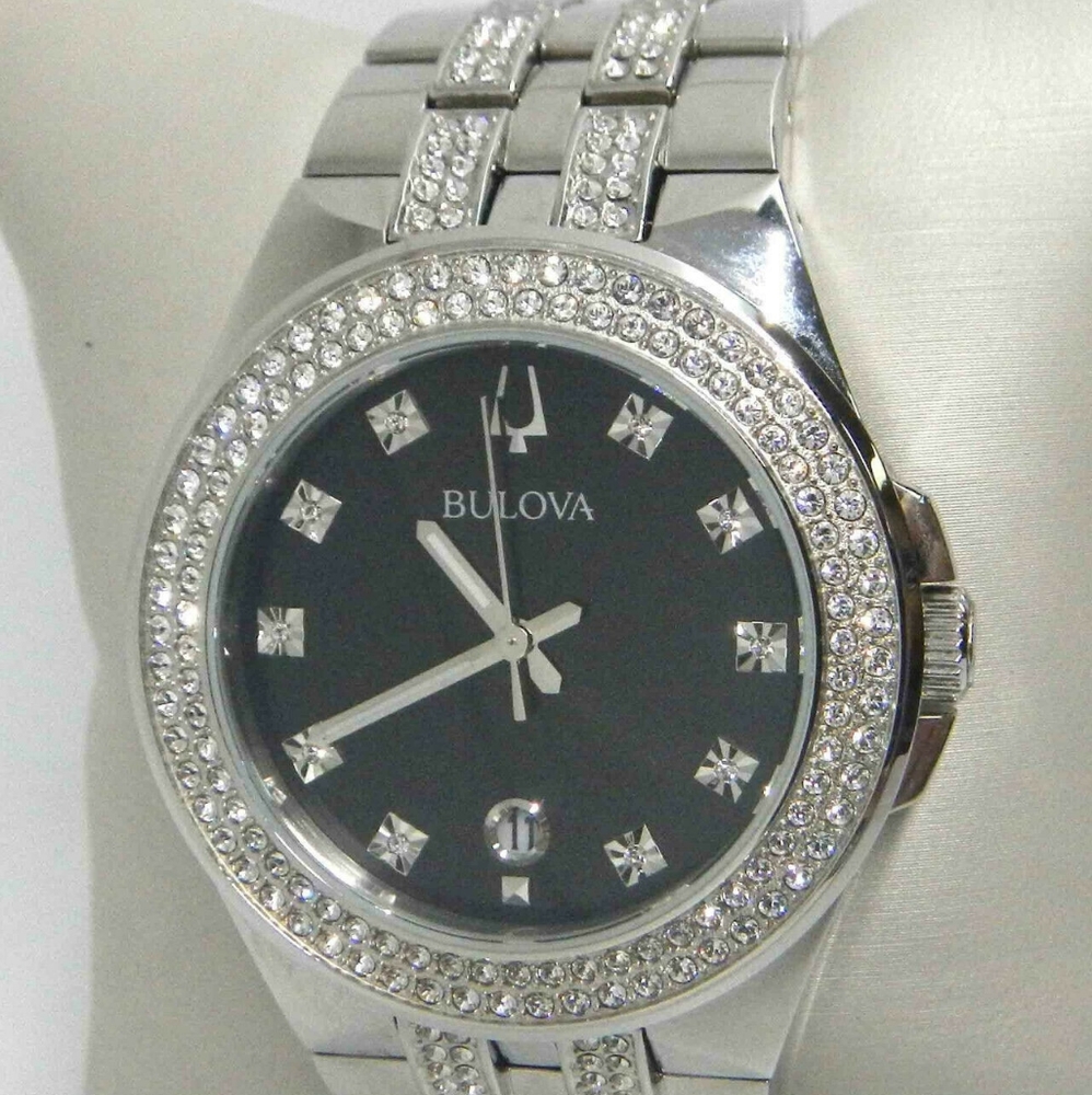 **NEW** Bulova Men's 'Crystal Collection' … - Picture 2 of 12